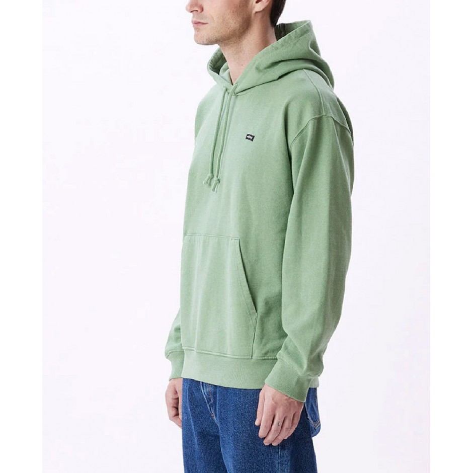 OBEY TIMELESS RECYCLED HEAVYWEIGHT HOOD FLEECE 112470159-JAD Petrol