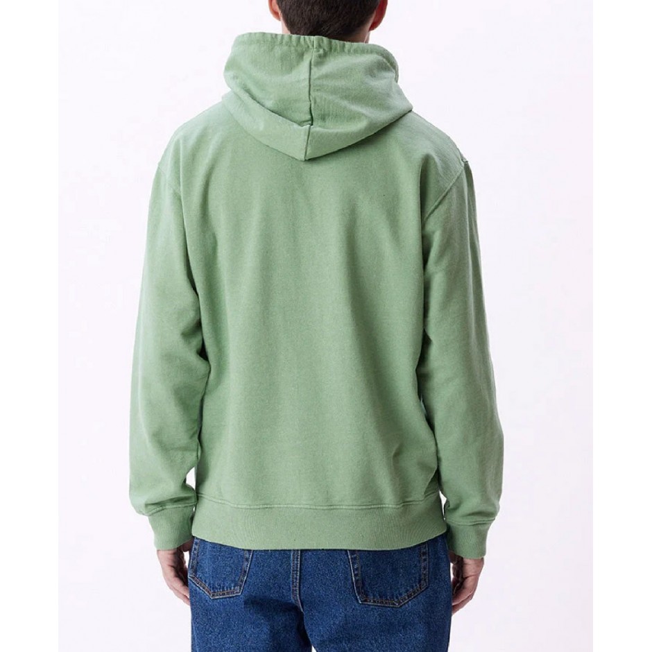 OBEY TIMELESS RECYCLED HEAVYWEIGHT HOOD FLEECE 112470159-JAD Petrol