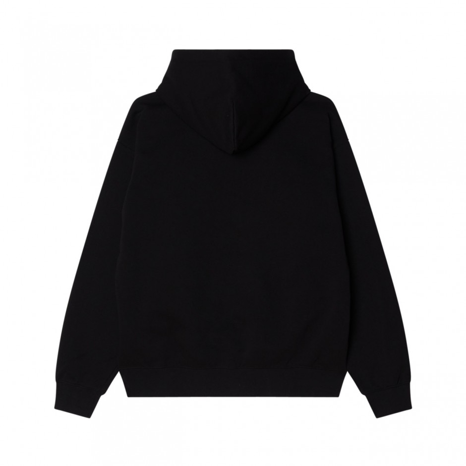 OBEY SCRIBBLE HOOD FLEECE 112470261-BLK Black