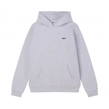 Men's Hoodie Grey - Obey Bold Icon 