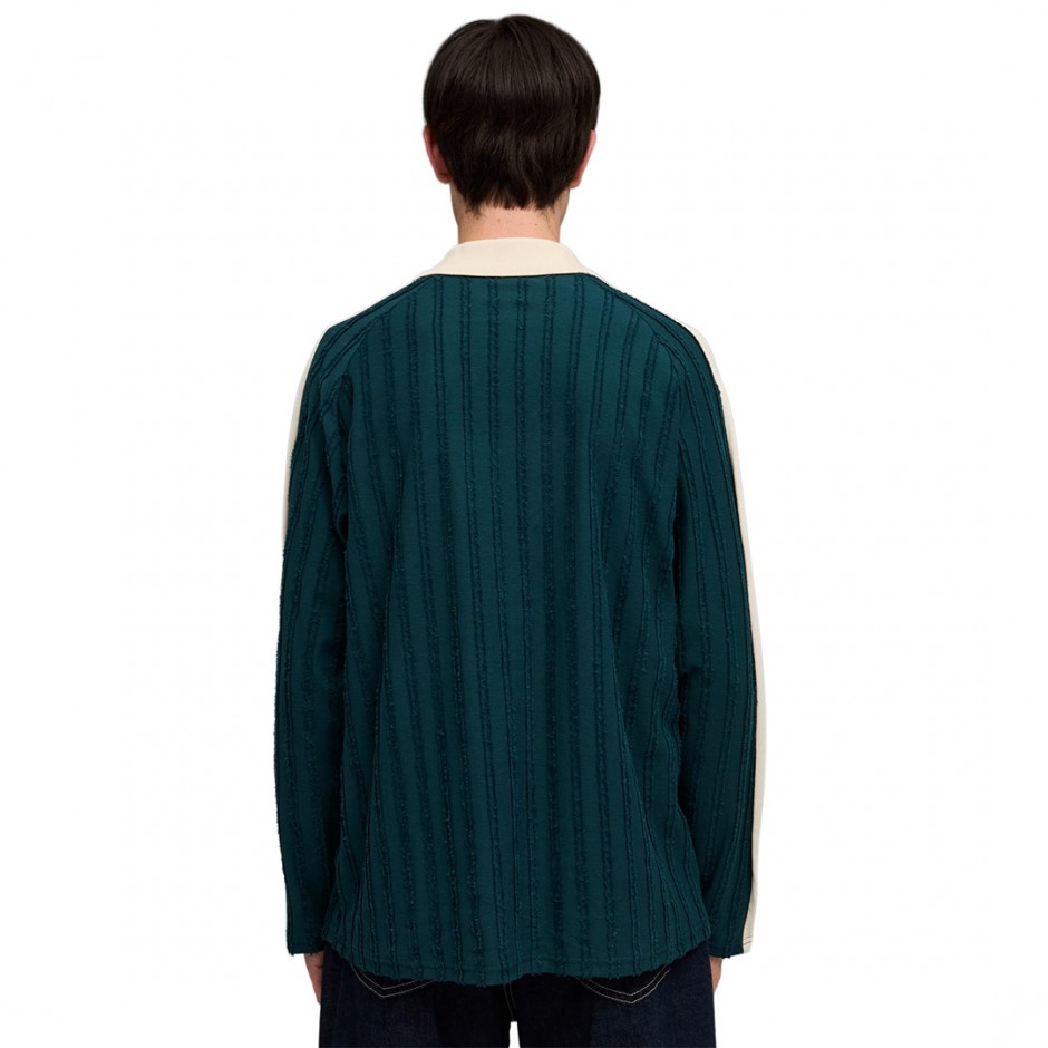 PUMA T7 RELAXED LONG SLEEVE POLO 634311-75 Green