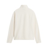 Ανδρική Μακρυμάνικη Μπλούζα Λευκή - The North Face Glacier 1/4 Zip Fleece Εικόνα 3