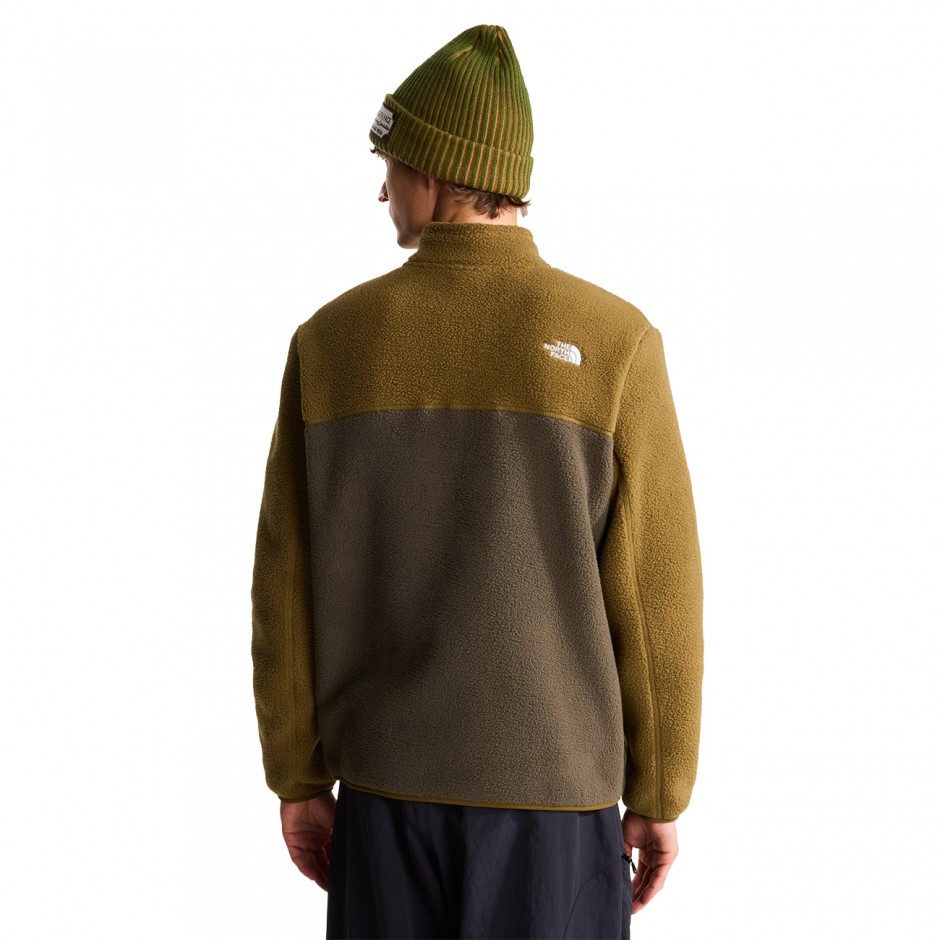 THE NORTH FACE M YUMIORI 1/4 ZIP NF0A883SUG8-UG8 Brown