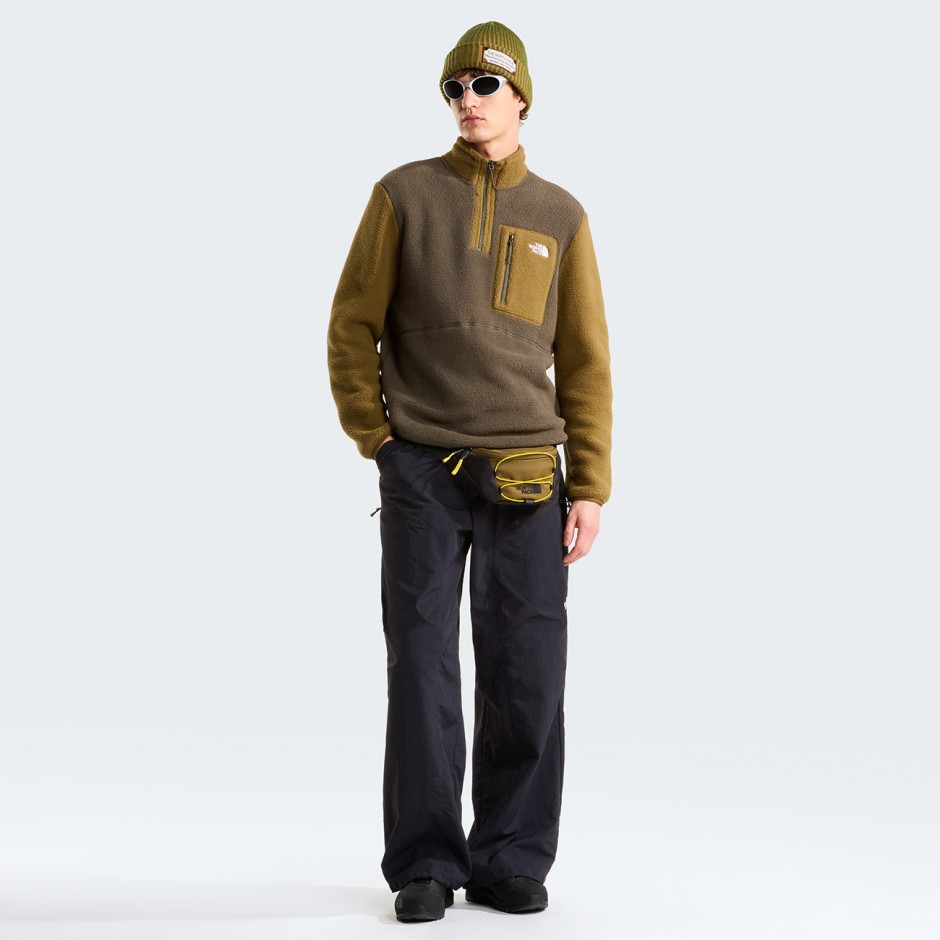 THE NORTH FACE M YUMIORI 1/4 ZIP NF0A883SUG8-UG8 Brown
