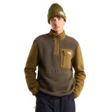 THE NORTH FACE M YUMIORI 1/4 ZIP NF0A883SUG8-UG8 Brown Image 