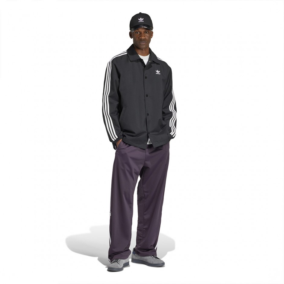 Ανδρικό Μπουφάν Μαύρο - adidas Originals Adicolor Mesh Coach Jacket