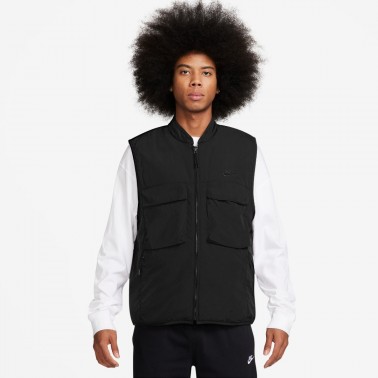 Ανδρικό Αμάνικο Μπουφάν Μαύρο - Nike Tech