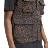 Ανδρικό Αμάνικο Μπουφάν Καφέ - adidas Originals Leo Regular Vest Εικόνα 1