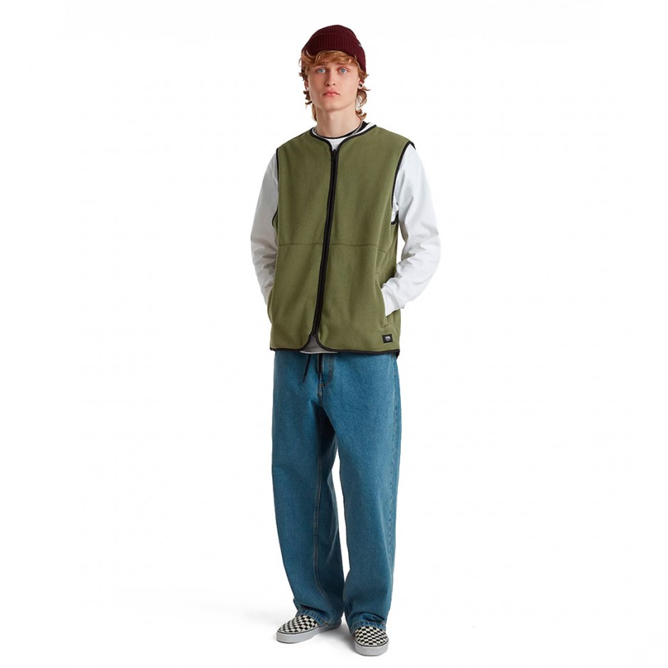 VANS ROSEWOOD REVERSIBLE VEST VN000G8BAMB-AMB OLIVE