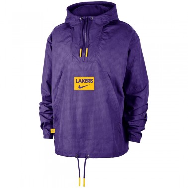 Ανδρικό Μπουφάν Μωβ - Nike Los Angeles Lakers Club Courtside