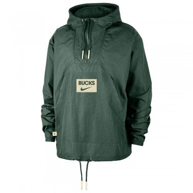 NIKE MIL MNK CLUB ANORAK CTS FZ7653-323 Green