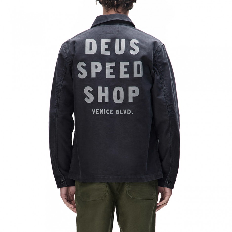 Ανδρικό Μπουφάν Μαύρο - Deus Speedshop Chore