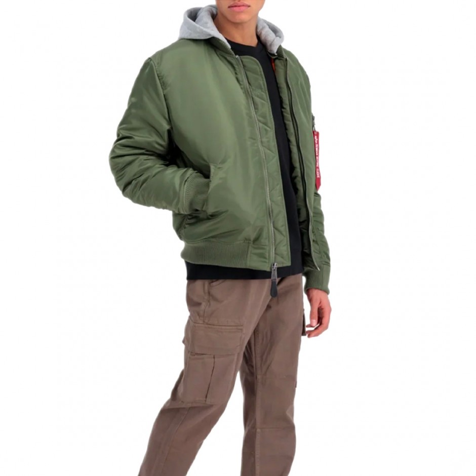 ALPHA INDUSTRIES MA-1 ZH BACK EMB 138105-01 Κhaki