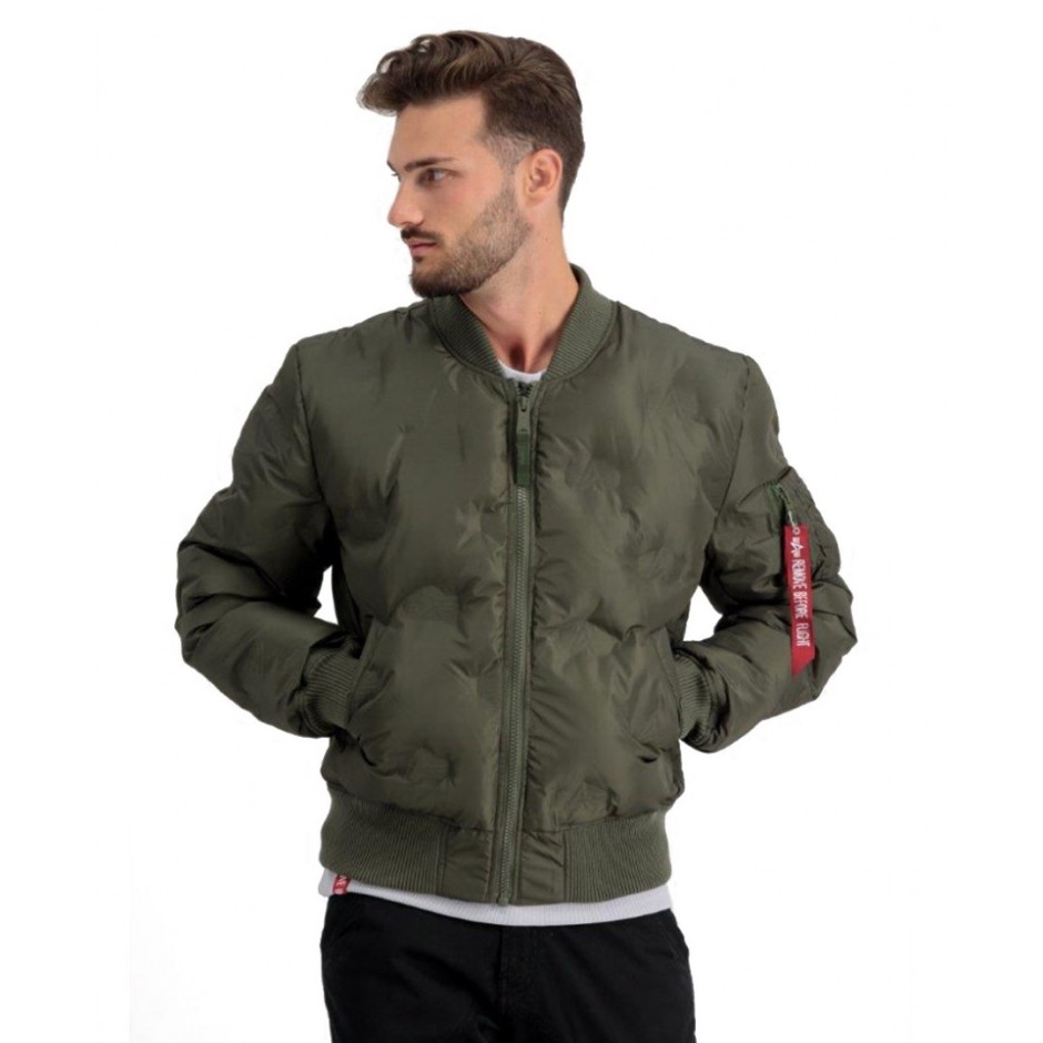 ALPHA INDUSTRIES MA-1 EMB. LOGO PUFFER 108106-142 Κhaki