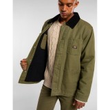 DICKIES CHORE JACKET LINED CANVAS DK0A87O3MGR-MGR Κhaki Image 3