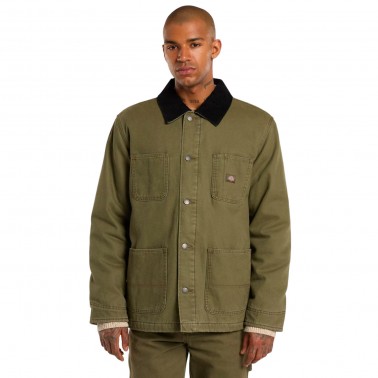 Ανδρικό Μπουφάν Χακί - Dickies Chore Lined Canvas