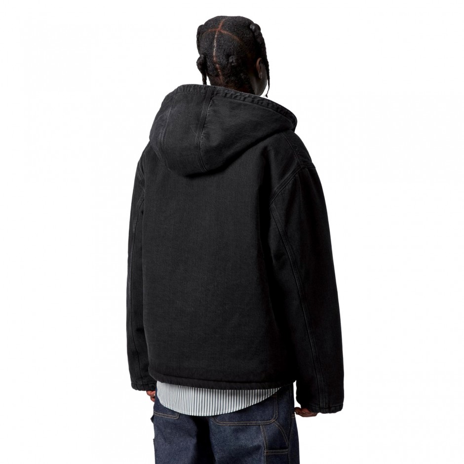 Ανδρικό Μπουφάν Μαύρο - Carhartt WIP Cleveland