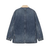 Ανδρικό Μπουφάν Μπλε - Carhartt WIP Warren Chore Εικόνα 0