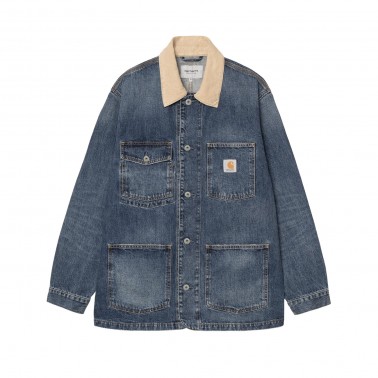 Ανδρικό Μπουφάν Μπλε - Carhartt WIP Warren Chore