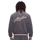 Ανδρικό Μπουφάν Γκρι - Karl Kani Corduroy Oversized College Εικόνα 0