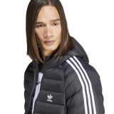 adidas Originals Padded Hooded Μαύρο - Ανδρικό Μπουφάν Εικόνα 1