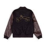 GRIMEY LUST MANTRA WOOL BASEBALL JACKET GBJK147-BLK Black Image 3