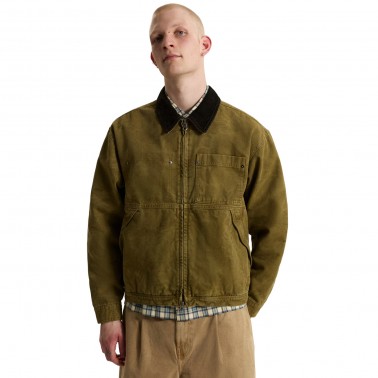 Men's Jacket Olive - Vans Nico Chore Canvas 