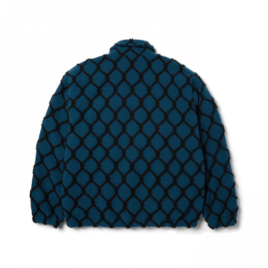 HUF BREAKTHROUGH HIGH PILE JACKET JK00477-MARBL Blue