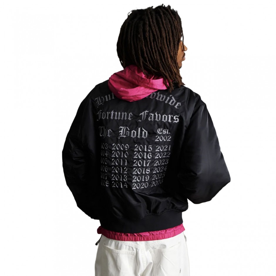 Men's Jacket Black - HUF Olympia Flight