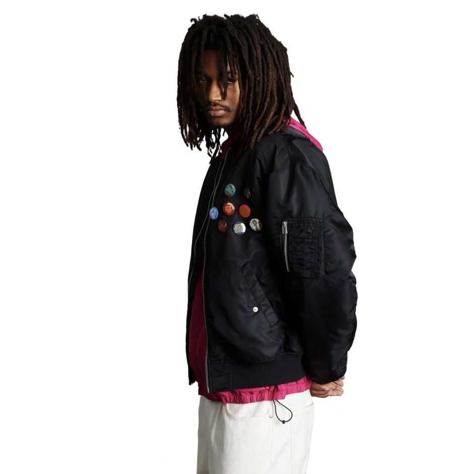Men's Jacket Black - HUF Olympia Flight