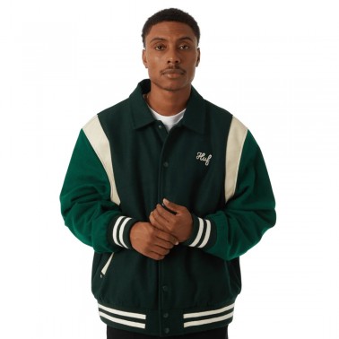 HUF SONG VARSITY JACKET JK00439-HUNTG Green