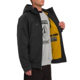 VOLCOM HERNAN 10K JACKET A1732408-BLK Black Image 4