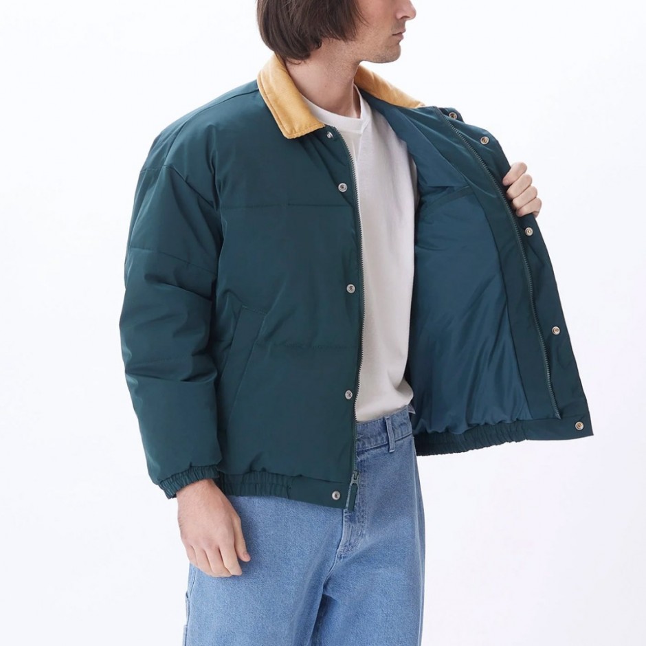 OBEY WHISPERS JACKET 121800548-GMU Green