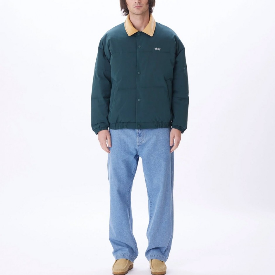 OBEY WHISPERS JACKET 121800548-GMU Green
