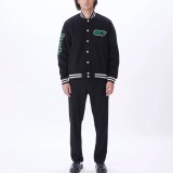 OBEY ROLL CALL VARSITY JACKET 121800552-BLK Black Image 3