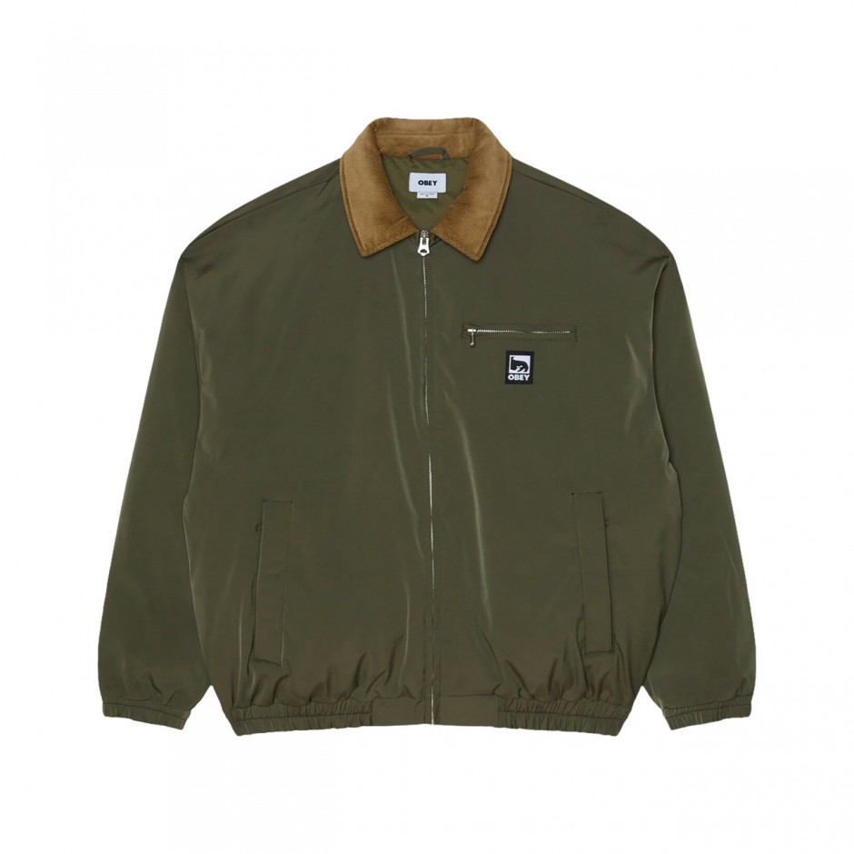Men's Jacket Κhaki - Obey Elysian 