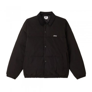 OBEY WHISPERS JACKET 121800585-BLK Black