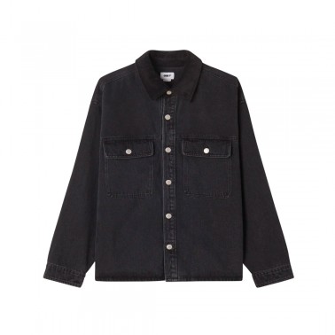 OBEY IDRIS SHIRT JACKET 121160060-FBL Black