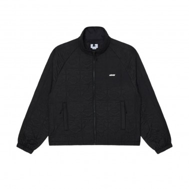 OBEY ICON QUILTED JACKET 121800629-BLK Black