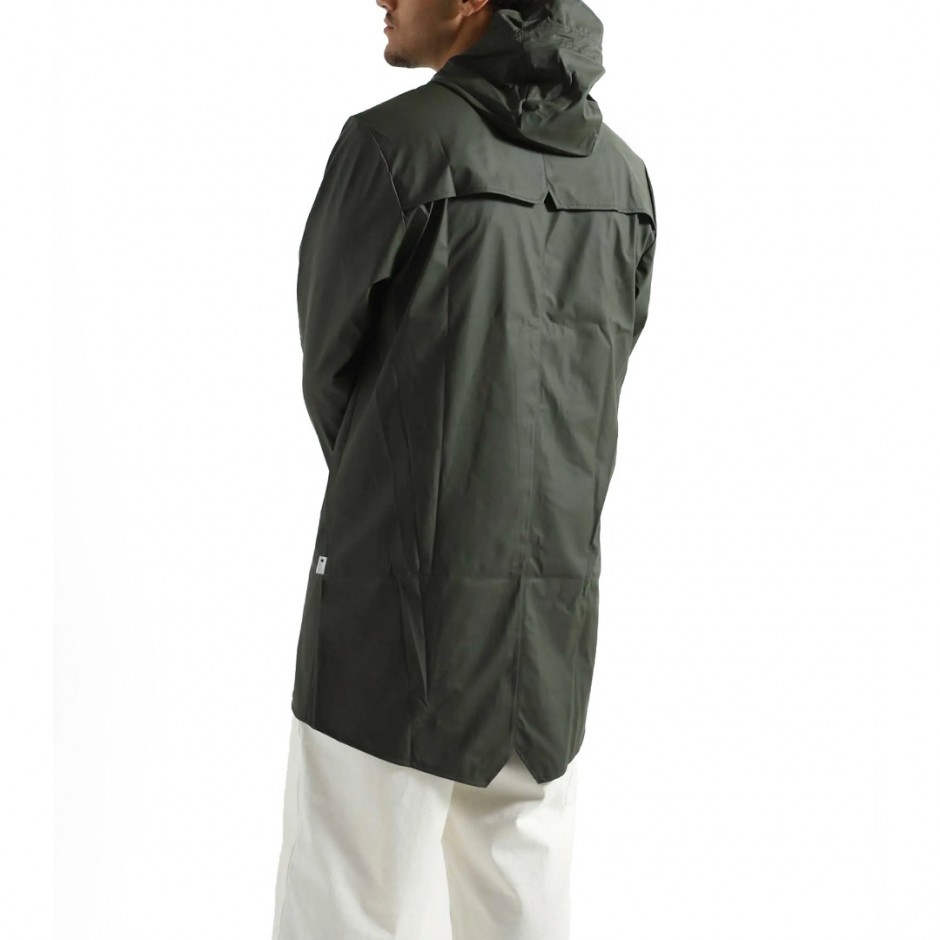 RAINS LONG JACKET W3 12020-03 OLIVE