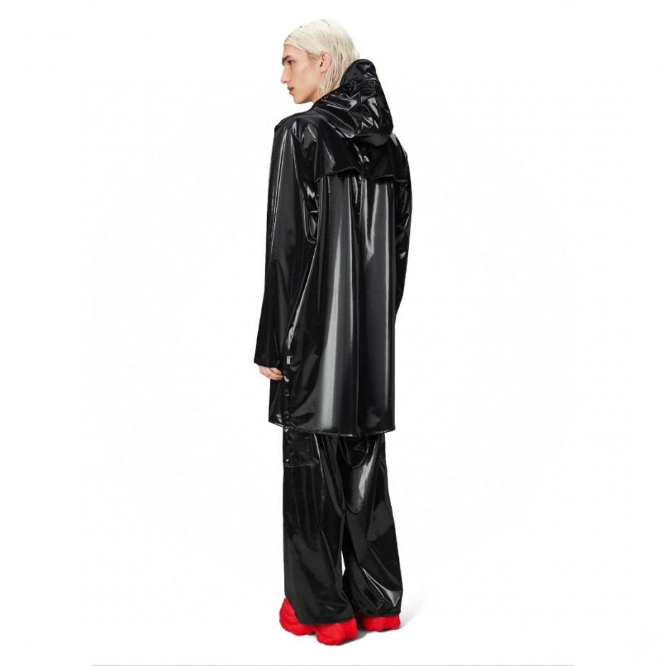 RAINS LONG JACKET W3 12020-29 Coal
