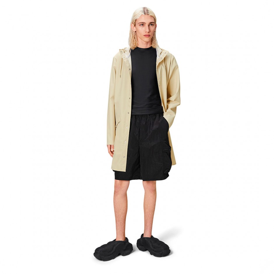 RAINS LONG JACKET W3 12020-26 Ecru