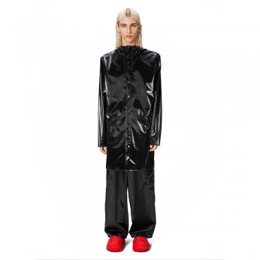 RAINS LONG JACKET W3 12020-29 Coal