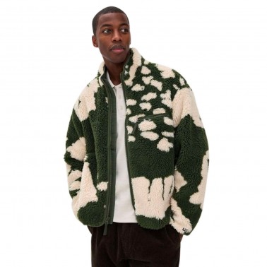 OBEY SHAGGY SHERPA JACKET 121800607-KBG Colorful