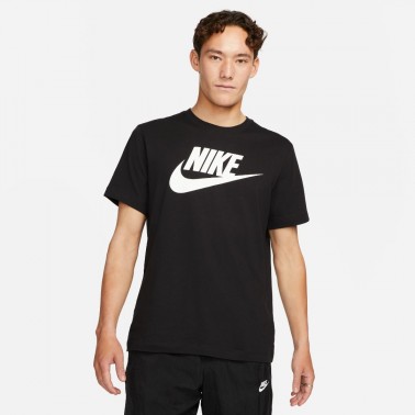 Nike Sportswear Μαύρο - Ανδρική Κοντομάνικη Μπλούζα