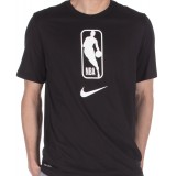 Ανδρικό T-Shirt Μαύρο - Nike NBA Dri-FIT Εικόνα 1