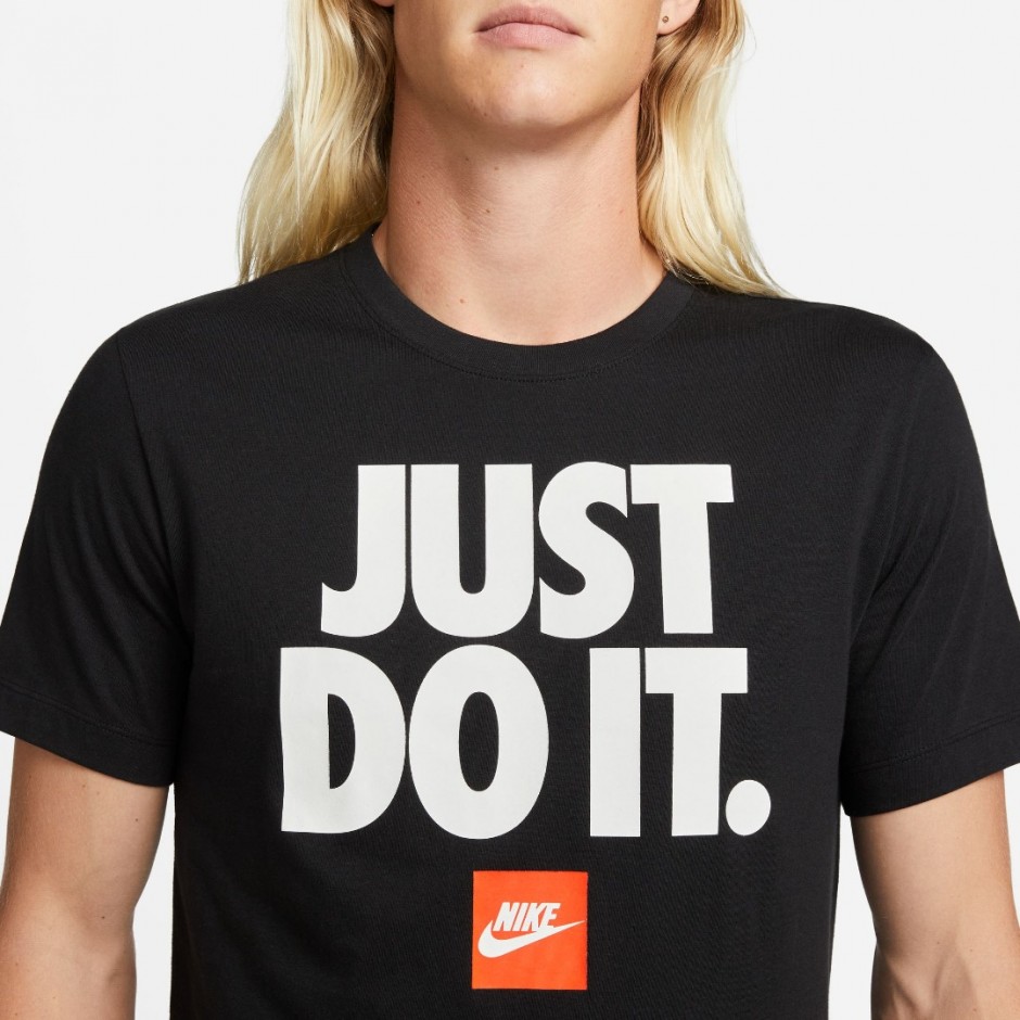 Ανδρικό T-Shirt Μαύρο - Nike Sportswear Just Do It