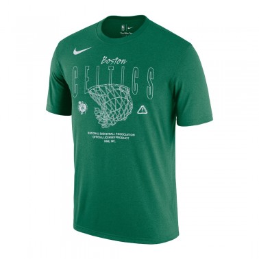Ανδρικό T-Shirt ΝΒΑ Πράσινο - Nike Boston Celtics Courtside Max90