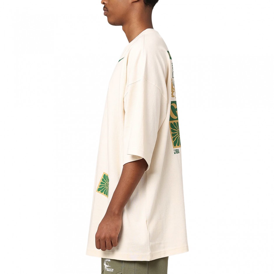 NIKE BOS M NK CTS NBA ED SS OS TEE FV9251-901 Ecru