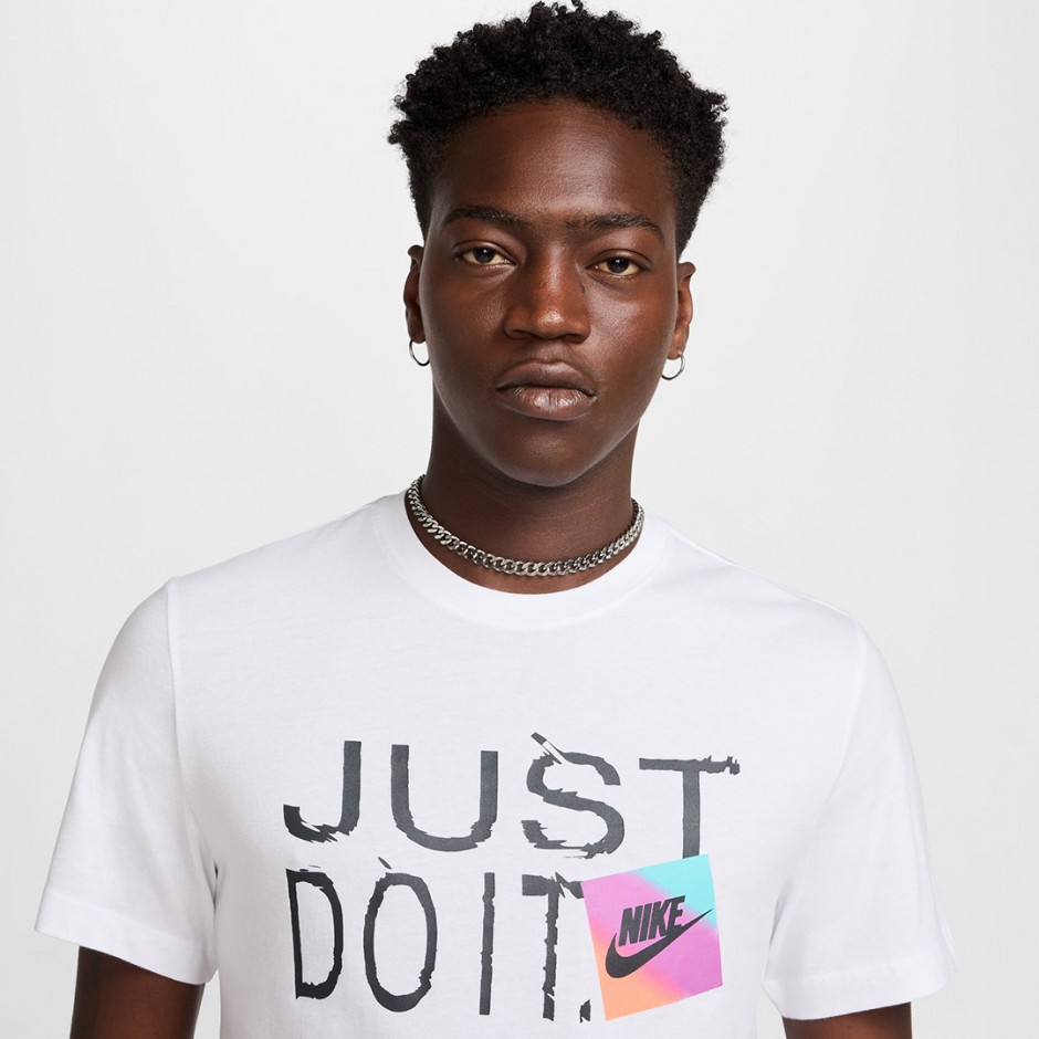 Ανδρικό T-Shirt Λευκό - Nike Sportswear Just Do It